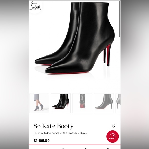 Christian Louboutin so Kate Booty, size 38